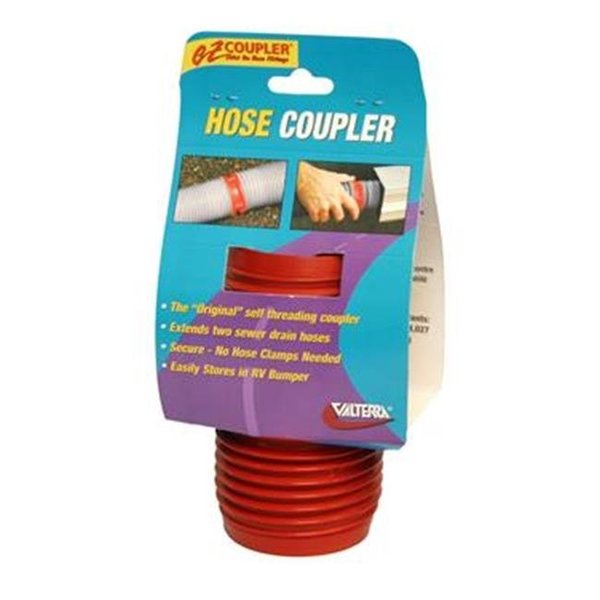 Valterra VALTERRA LLC F023102 Ez Coupler Sewer Hose Connector; Red V46-F023102